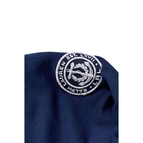 Women’s Lauren Ralph Lauren Active Navy Full Zip Up Top - Picture 3 of 4
